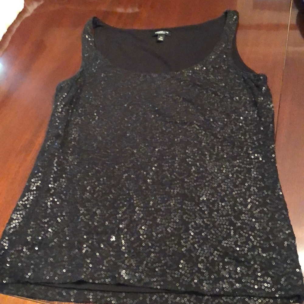 Black Embellished Tank